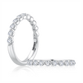 A. Jaffe Wedding Rings in White Gold containing Diamond 431120