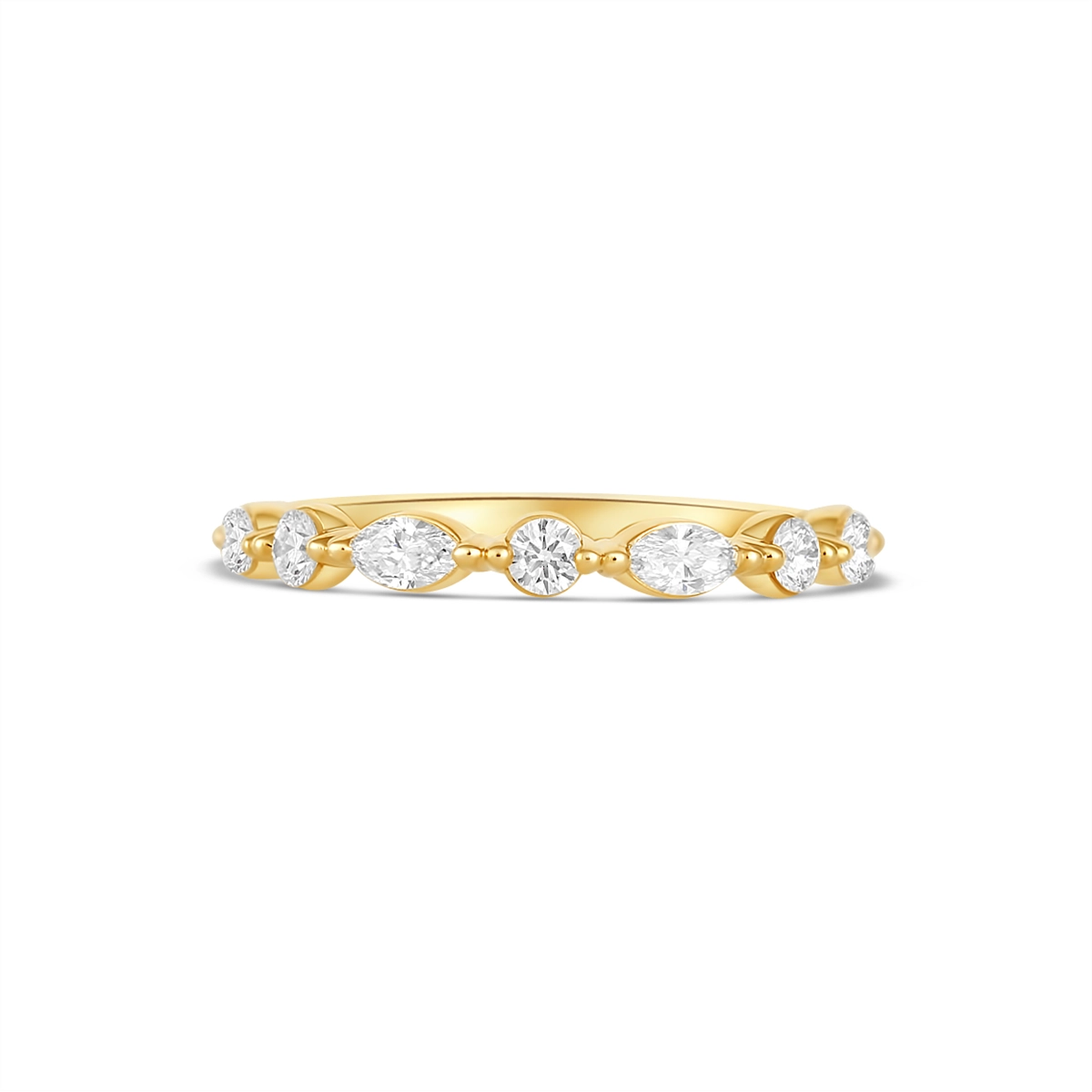 A. Jaffe Wedding Rings in Yellow Gold containing Diamond WRC1373H/43-Y