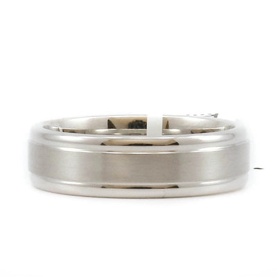 Mens Bands Wedding in White Gold 431135
