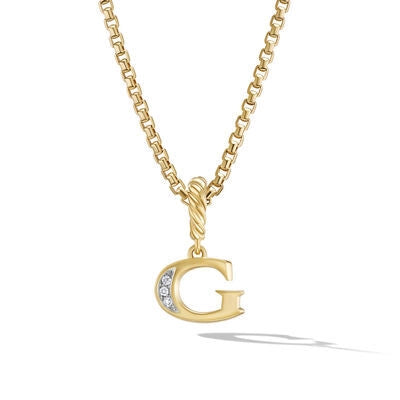 David Yurman Pendants in Yellow Gold containing Diamond D17661D88ADIG
