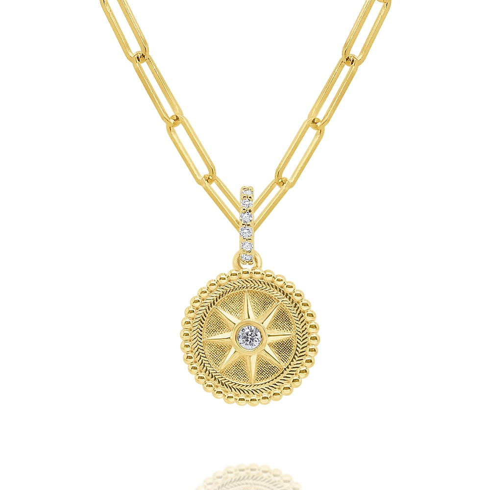 Pendants Pendants in Yellow Gold containing Diamond 431167