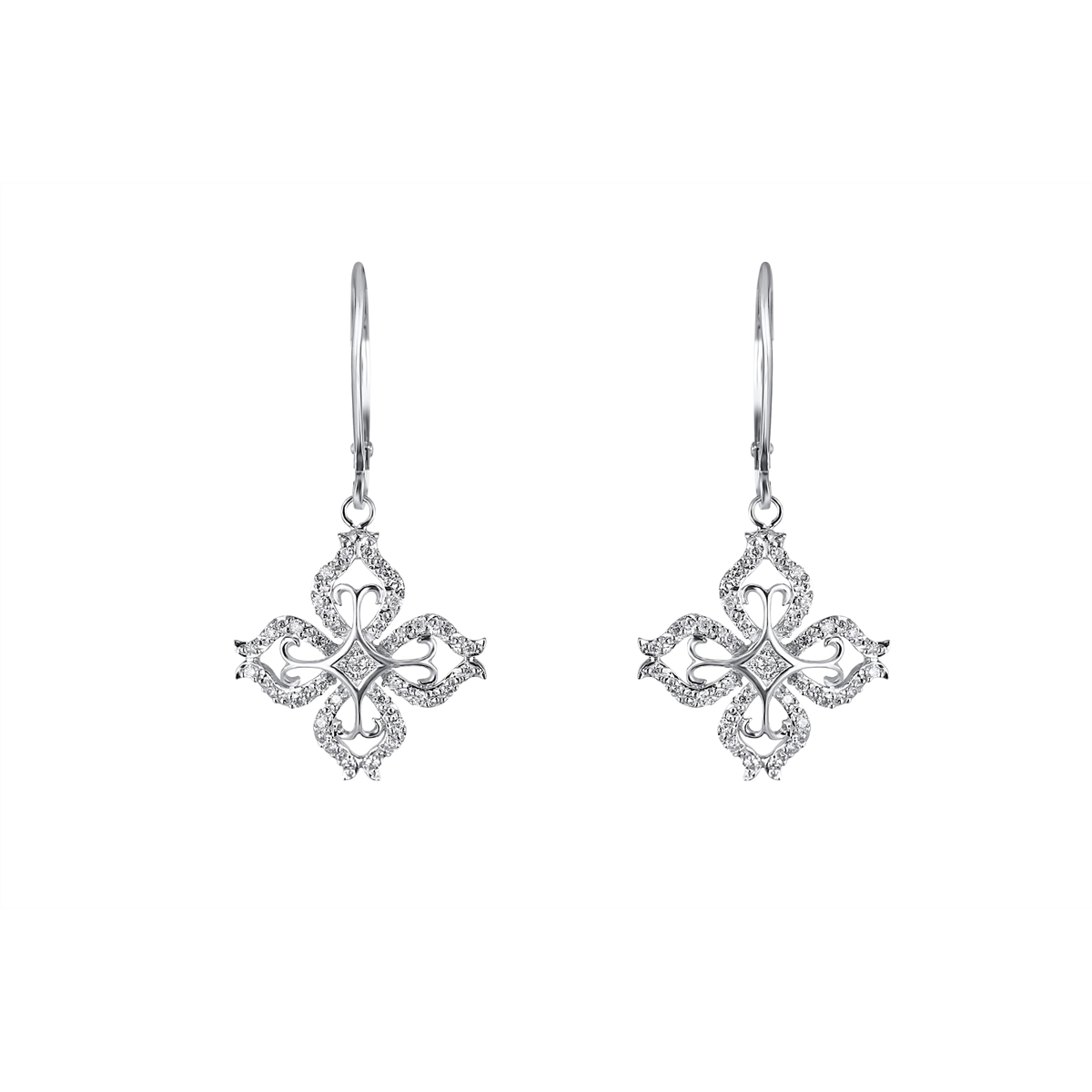 Earrings Earrings in White Gold containing Diamond 431169