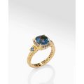 Konstantino Rings in Yellow Gold containing London blue topaz, Black diamond, Other, Multi-gemstone, Diamond DMK01194-18KT-614