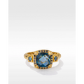 Konstantino Rings in Yellow Gold containing London blue topaz, Black diamond, Other, Multi-gemstone, Diamond DMK01194-18KT-614