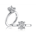 A. Jaffe Engagement Rings in White Gold containing Diamond MECOV2910L-300-W