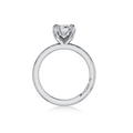 A. Jaffe Engagement Rings in White Gold containing Diamond MECOV2910L-300-W