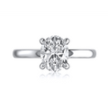 A. Jaffe Engagement Rings in White Gold containing Diamond MECOV2910L-300-W
