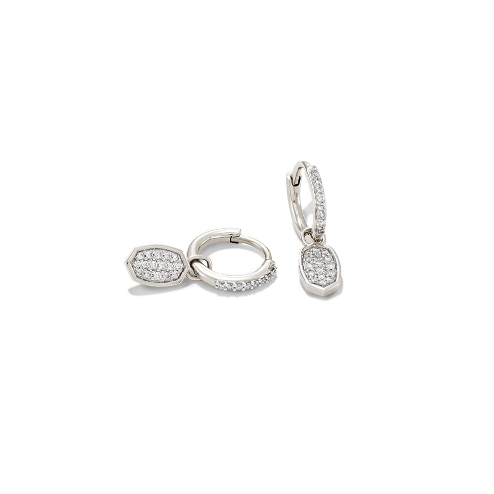Kendra Scott Earrings in White Gold containing Diamond 9608802609