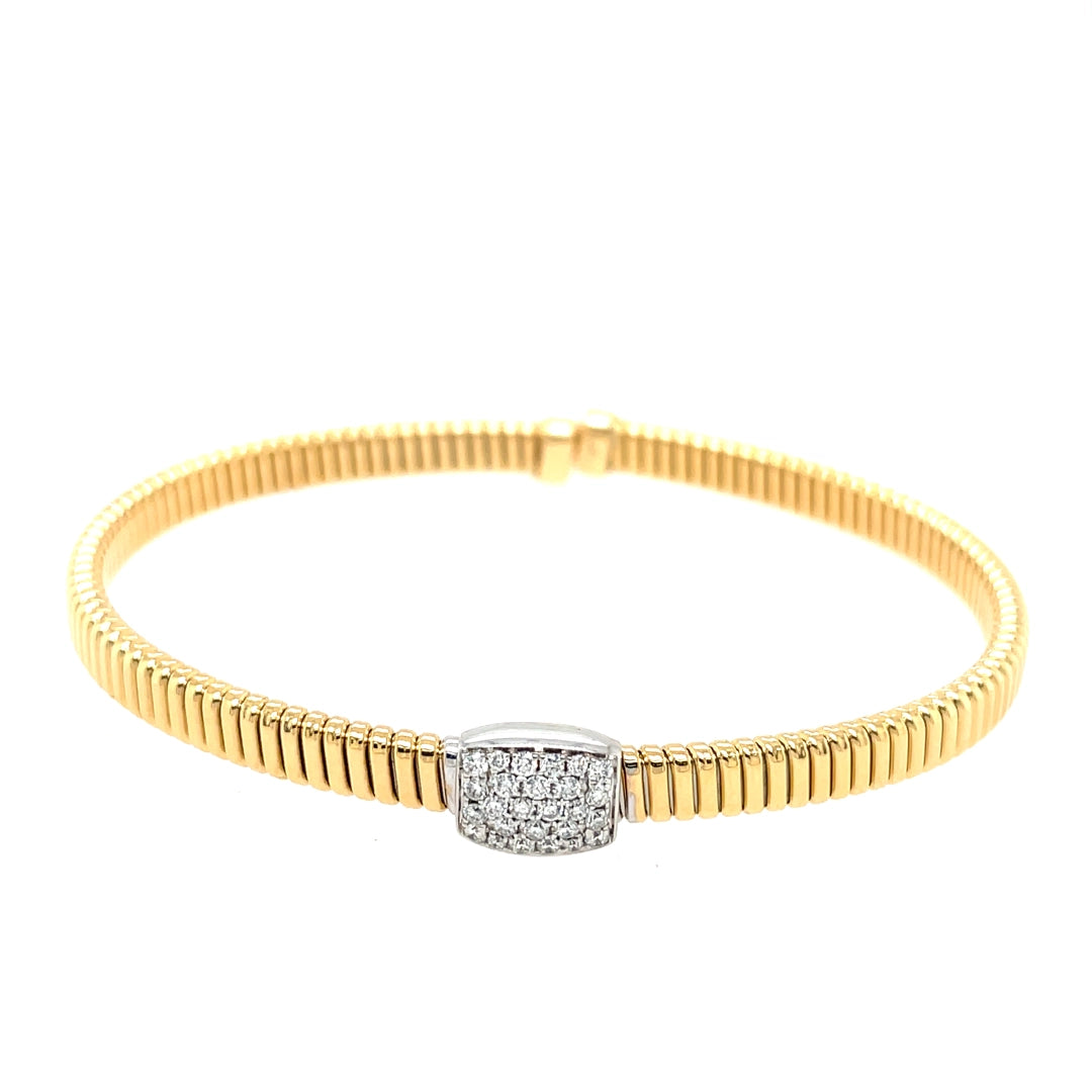 Bracelets Bracelets in Mixed Metals containing Diamond 431701