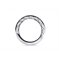 Tacori Wedding Rings in White Gold containing Diamond HT 2530 4MM 1/2X W