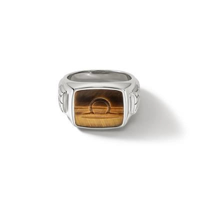 John Hardy Rings in Silver containing Other RMS9011001TEX10