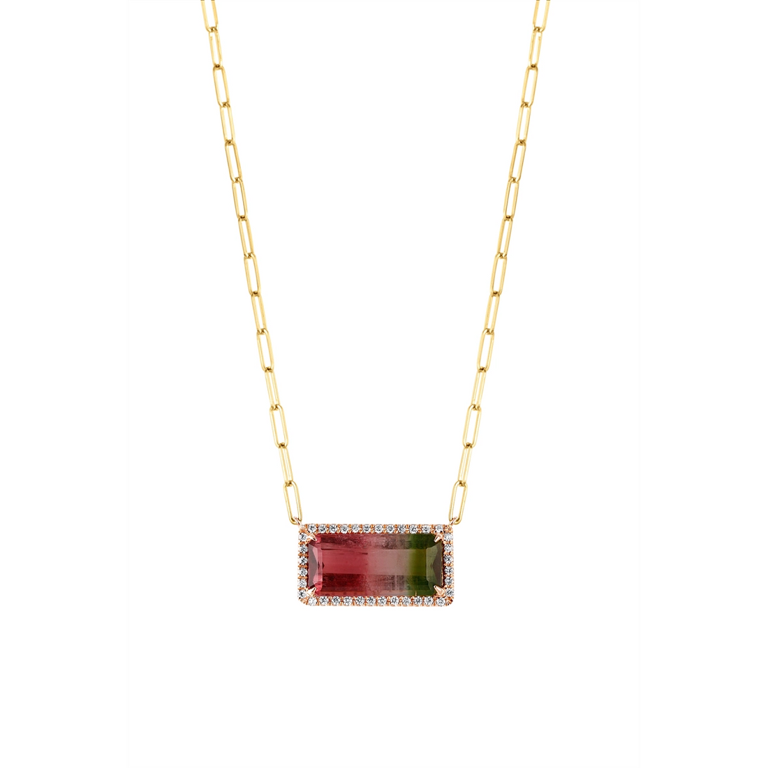 Frederic Sage Necklaces in Mixed Metals containing Other, Multi-gemstone, Diamond P9957-4-BCTPY