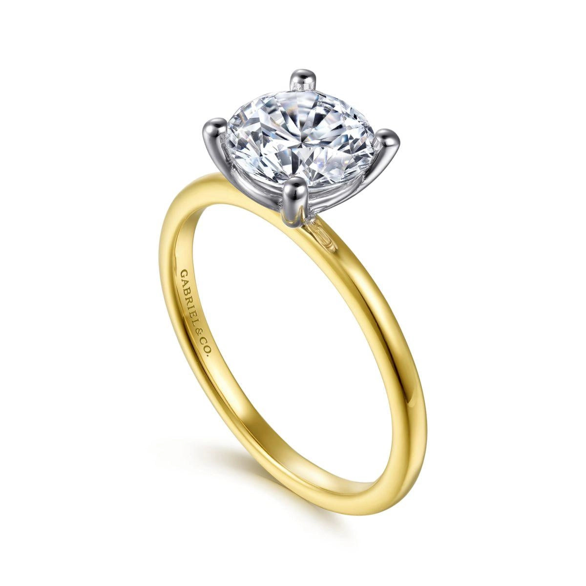 Gabriel & Co Engagement Rings in Mixed Metals ER15960R8M4JJJ