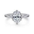 Gabriel & Co Engagement Rings in White Gold containing Diamond ER16200O6W44JJ.0041