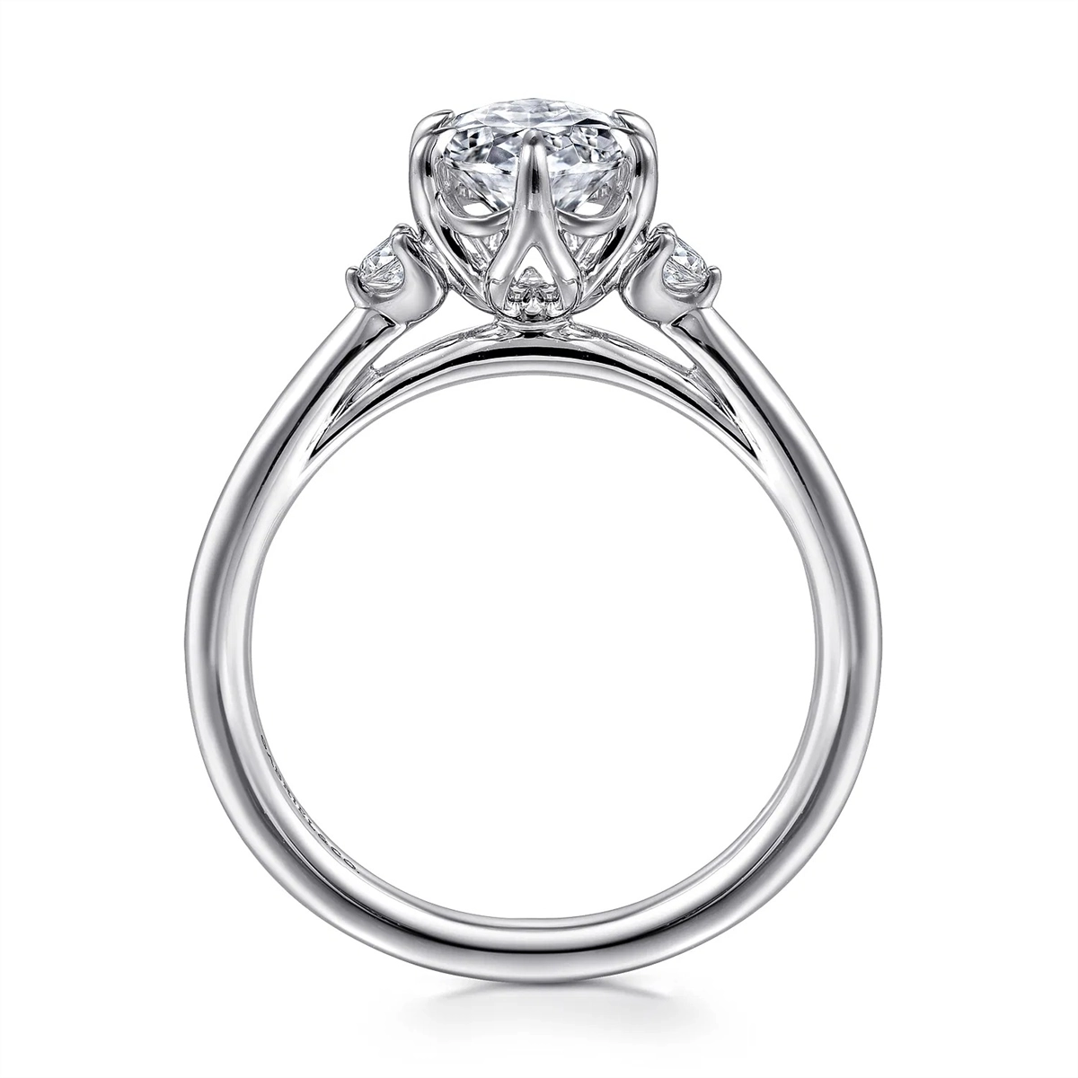 Gabriel & Co Engagement Rings in White Gold containing Diamond ER16200O6W44JJ.0041