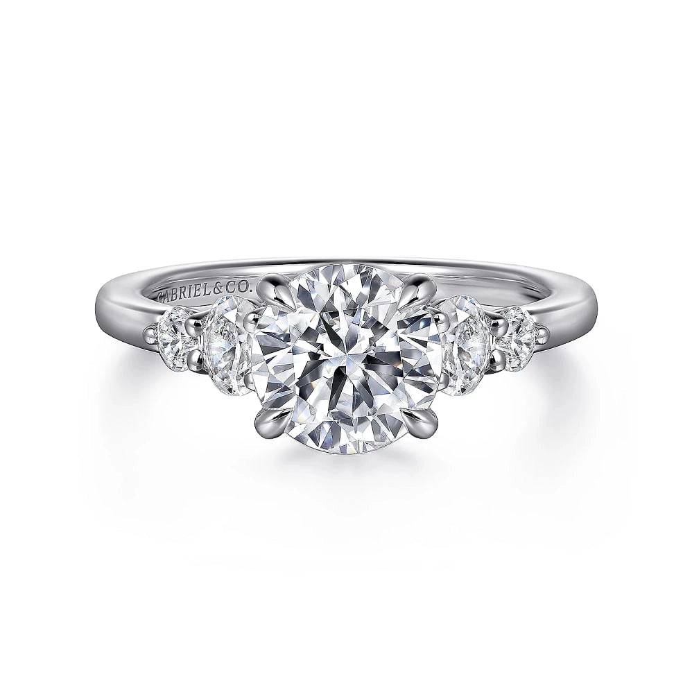 Gabriel & Co Engagement Rings in White Gold containing Diamond ER16192R6W44JJ