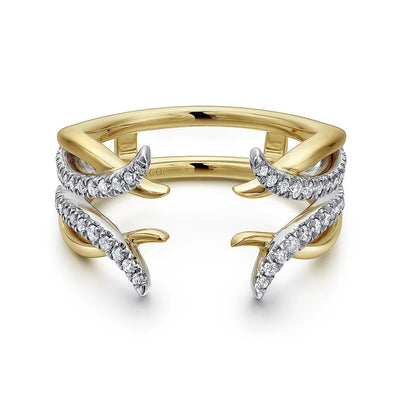csv_image Gabriel & Co Wedding Ring in Mixed Metals containing Diamond AN12545S-M44JJ