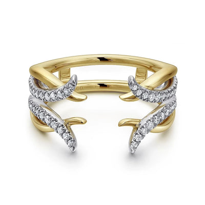 Gabriel & Co Wedding Rings in Mixed Metals containing Diamond AN12545S-M44JJ