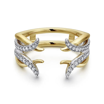 Gabriel & Co Wedding Rings in Mixed Metals containing Diamond AN12545S-M44JJ