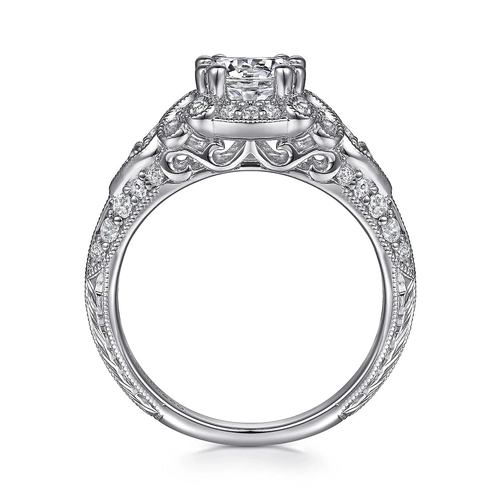 Gabriel & Co Engagement Rings in White Gold containing Diamond ER11865R8W44JJ
