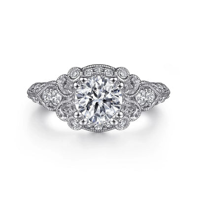Gabriel & Co Engagement Rings in White Gold containing Diamond ER11865R8W44JJ
