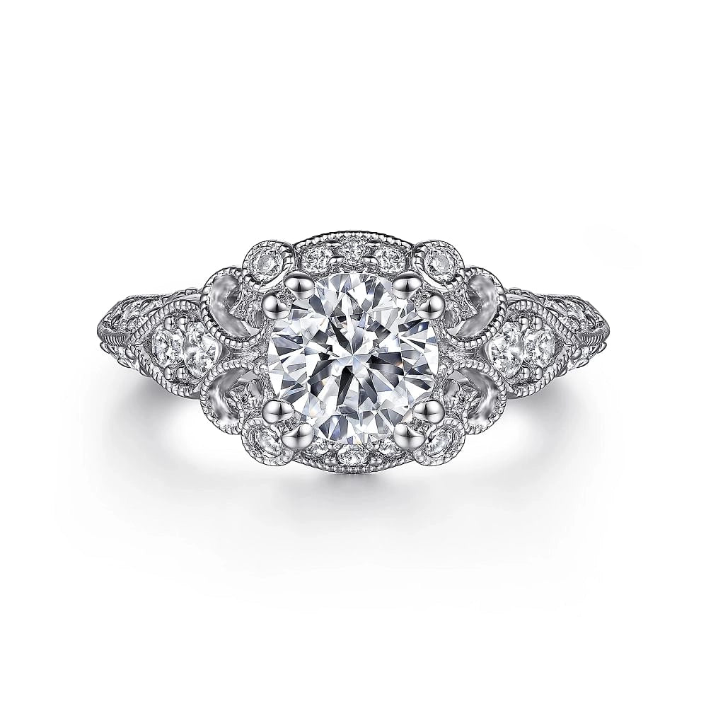 Gabriel & Co Engagement Rings in White Gold containing Diamond ER11865R8W44JJ