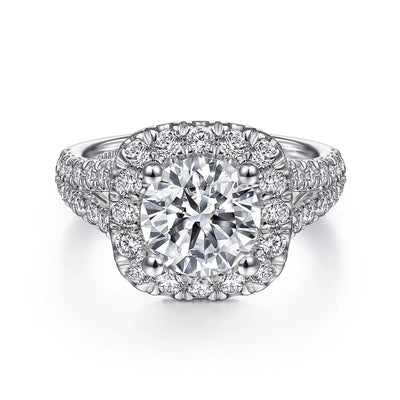Gabriel & Co Engagement Rings in White Gold containing Diamond ER10252R8W44JJ