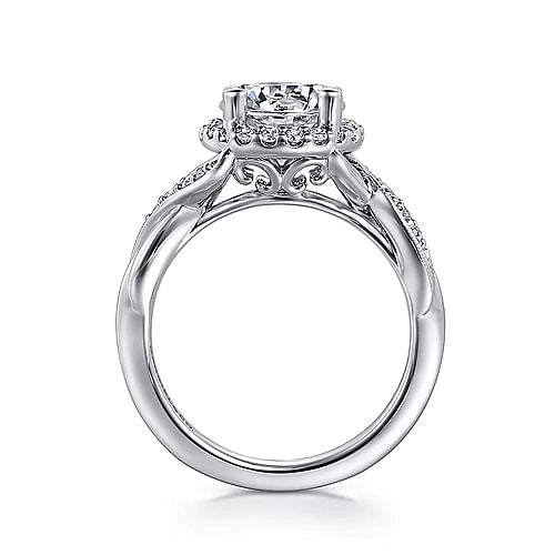 Gabriel & Co Engagement Rings in White Gold containing Diamond ER11828R8W44JJ