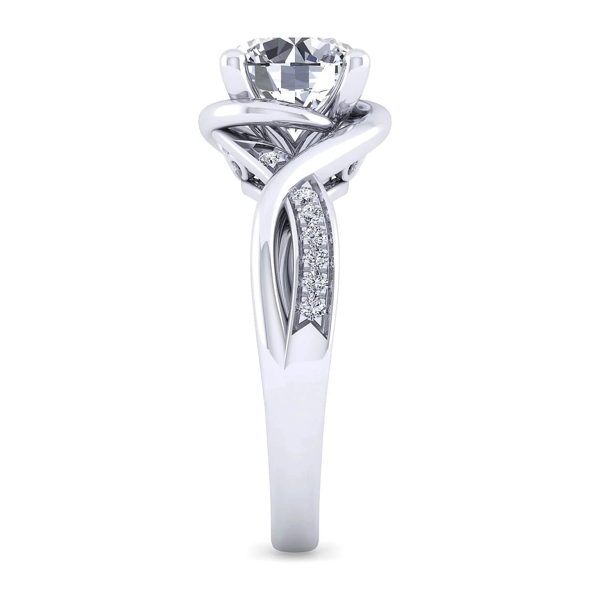 Gabriel & Co Engagement Rings in White Gold containing Diamond ER10315R8W44JJ