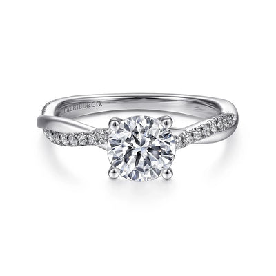 Gabriel & Co Engagement Rings in White Gold containing Diamond ER14922R4W44JJ.0214