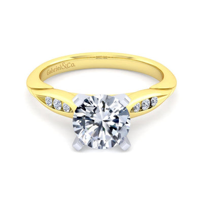 csv_image Gabriel & Co Engagement Ring in Mixed Metals containing Diamond ER11749R8M44JJ