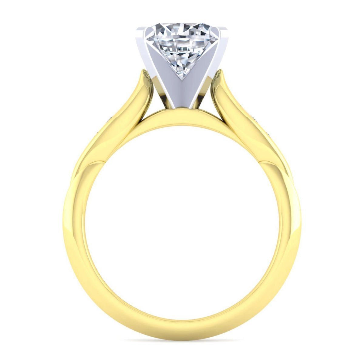 Gabriel & Co Engagement Rings in Mixed Metals containing Diamond ER11749R8M44JJ