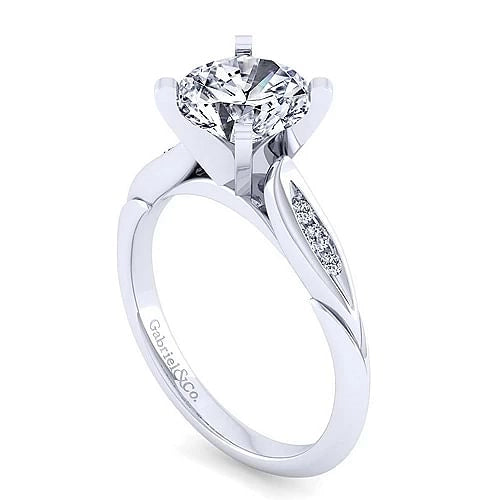 Gabriel & Co Engagement Rings in White Gold containing Diamond ER11749R8W44JJ