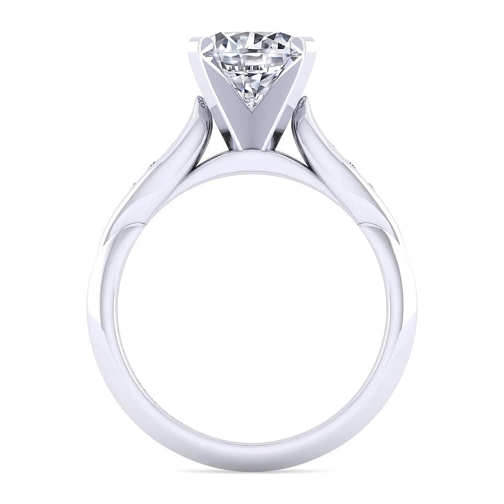 Gabriel & Co Engagement Rings in White Gold containing Diamond ER11749R8W44JJ