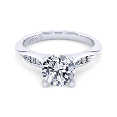 Gabriel & Co Engagement Rings in White Gold containing Diamond ER11749R8W44JJ