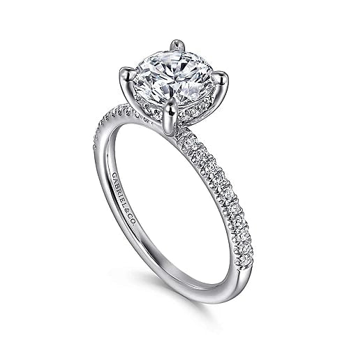 Gabriel & Co Engagement Rings in White Gold containing Diamond ER16058R6W44JJ.0017
