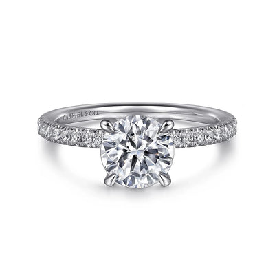 csv_image Gabriel & Co Engagement Ring in White Gold containing Diamond ER16058R6W44JJ.0017