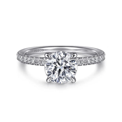 Gabriel & Co Engagement Rings in White Gold containing Diamond ER16058R6W44JJ.0017