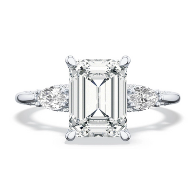 csv_image Tacori Engagement Ring in White Gold containing Diamond 2685 2.2 EC 9.5X7 W