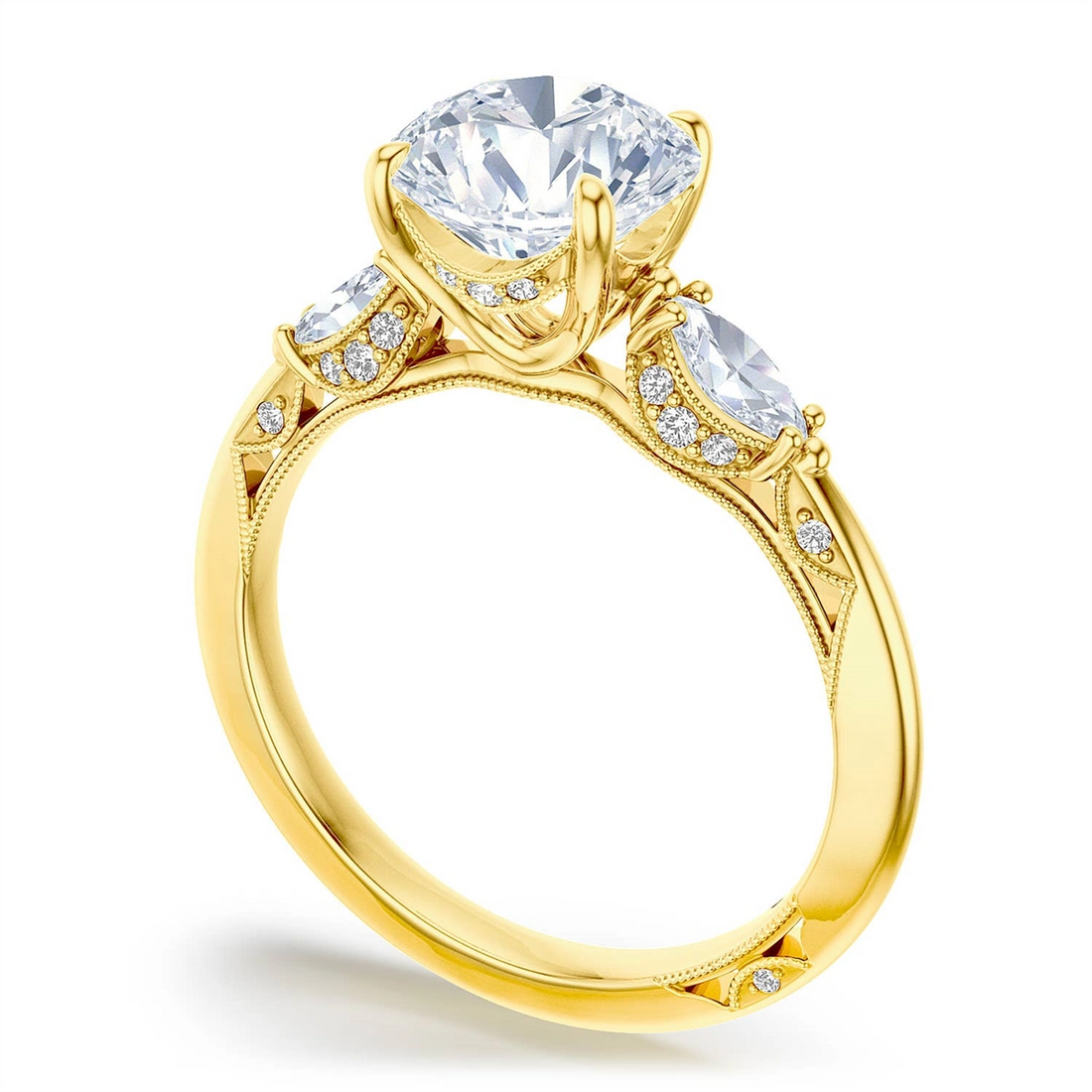 Tacori Engagement Rings in Yellow Gold containing Diamond 432020