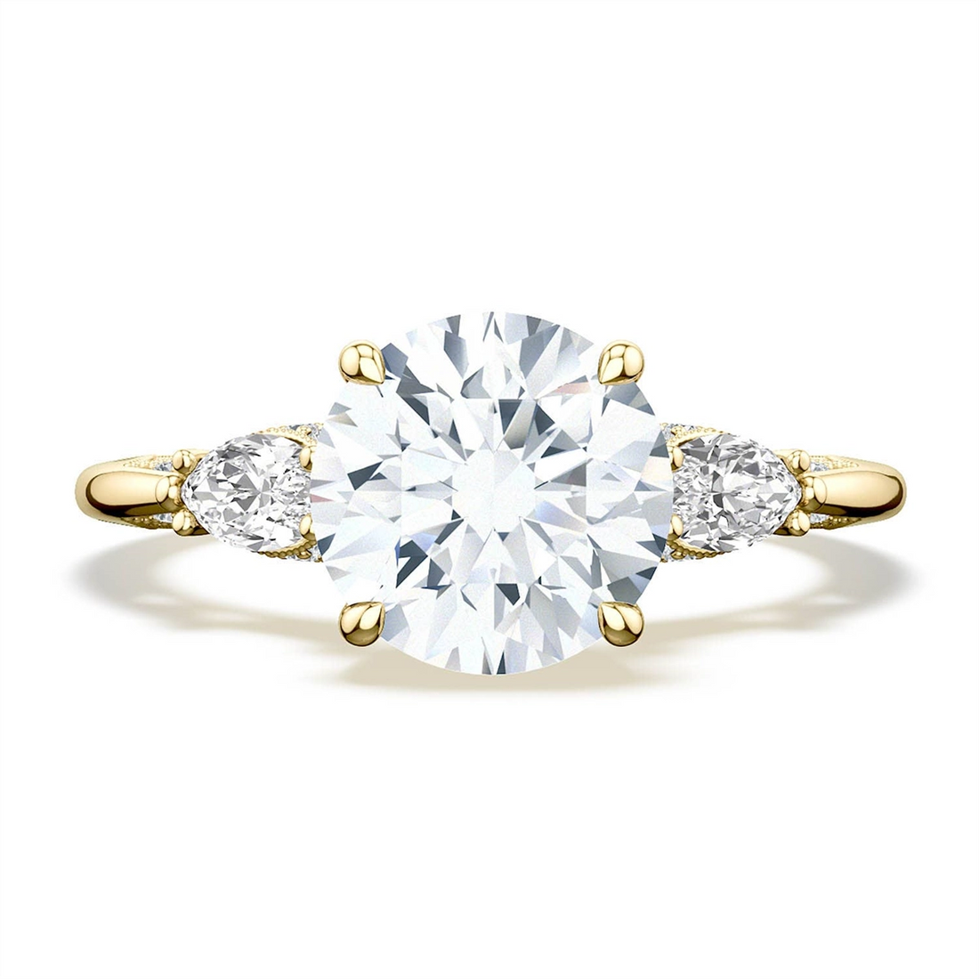 Tacori Engagement Rings in Yellow Gold containing Diamond 432020