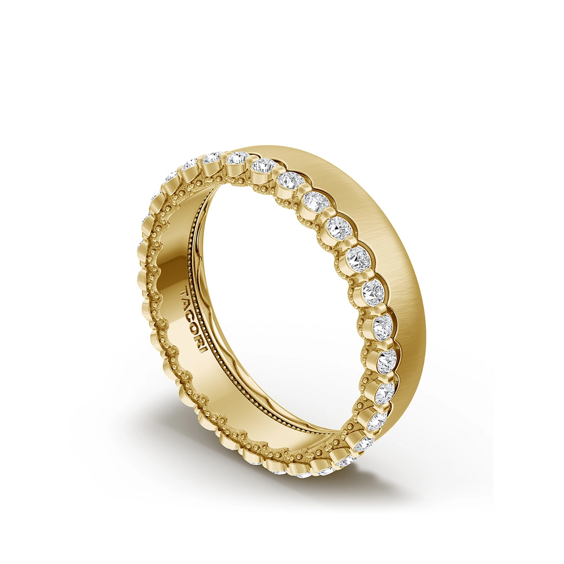 Tacori Wedding Rings in Yellow Gold containing Diamond 153-6YDS SM