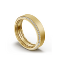 Tacori Wedding Rings in Yellow Gold containing Diamond 154-7YDS LG