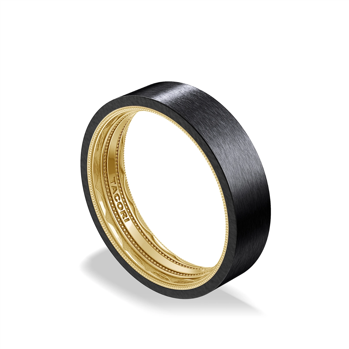 Tacori Wedding Rings in Alternative Metals 157-6BTYM LG