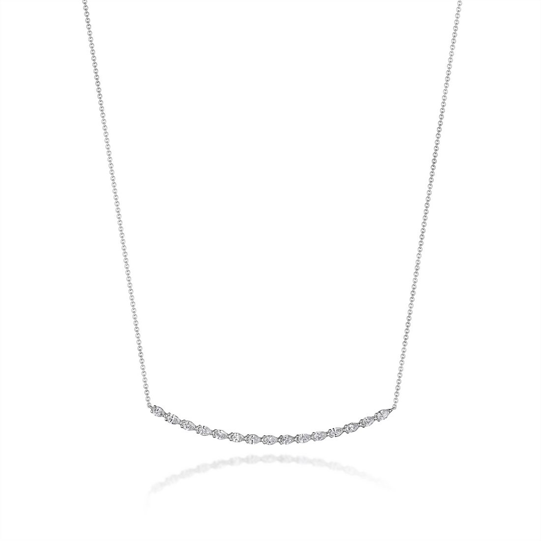 Tacori Necklaces in White Gold containing Diamond FN 675 17