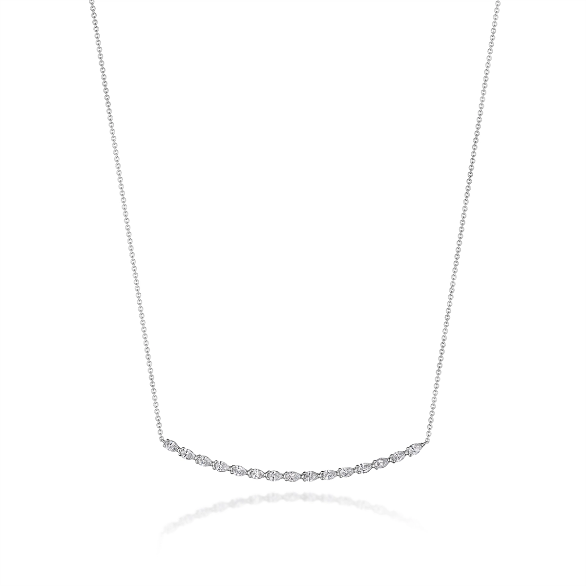 Tacori Necklaces in White Gold containing Diamond FN 675 17