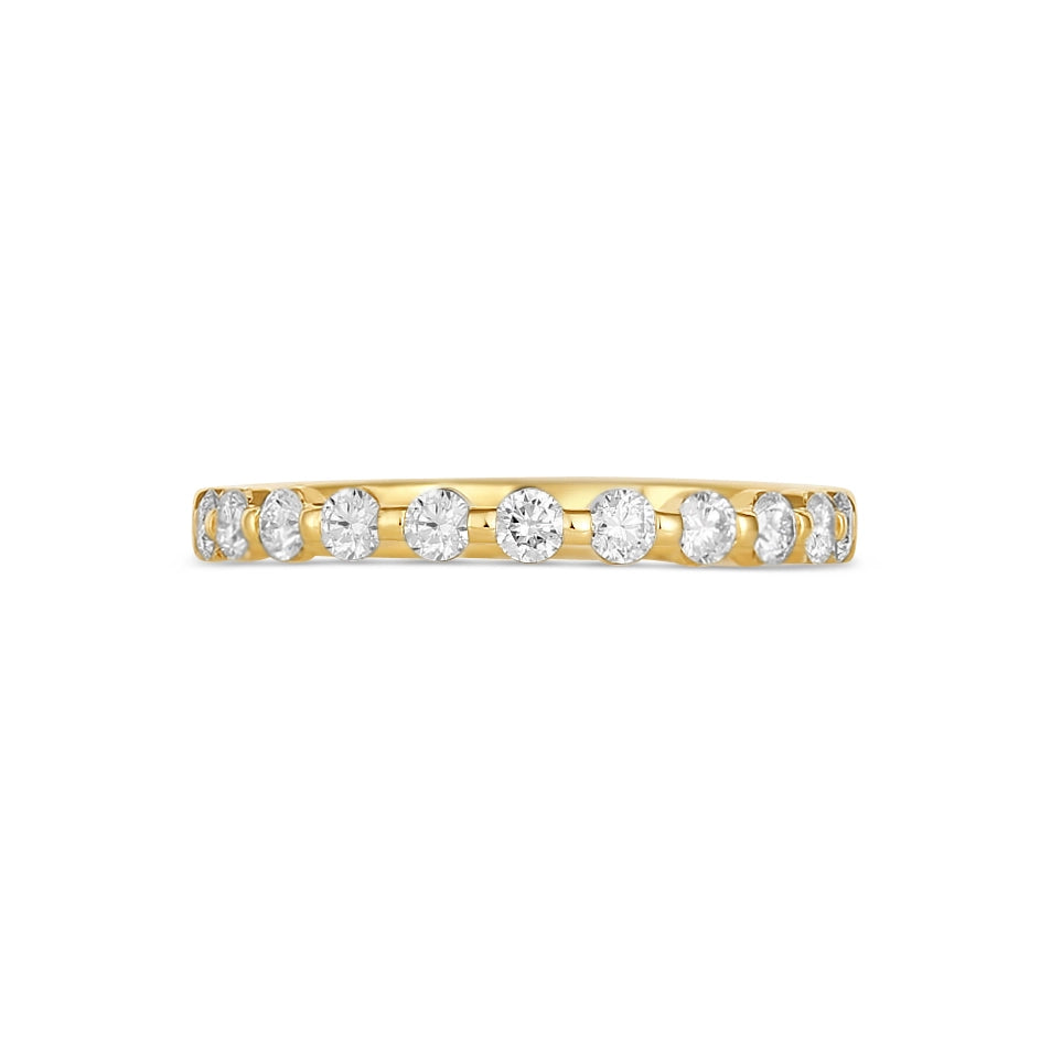 Wedding Bands Wedding Rings in Yellow Gold containing Diamond 432076