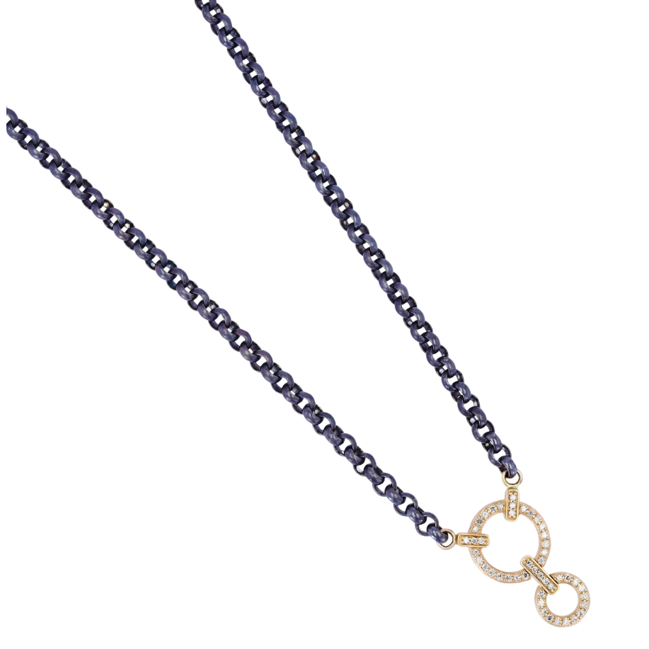 Cynthia Ann Necklaces in Mixed Metals containing Diamond ECN3225-16R