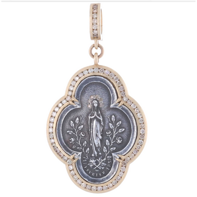 Cynthia Ann Pendants in Mixed Metals containing Diamond ECL3771