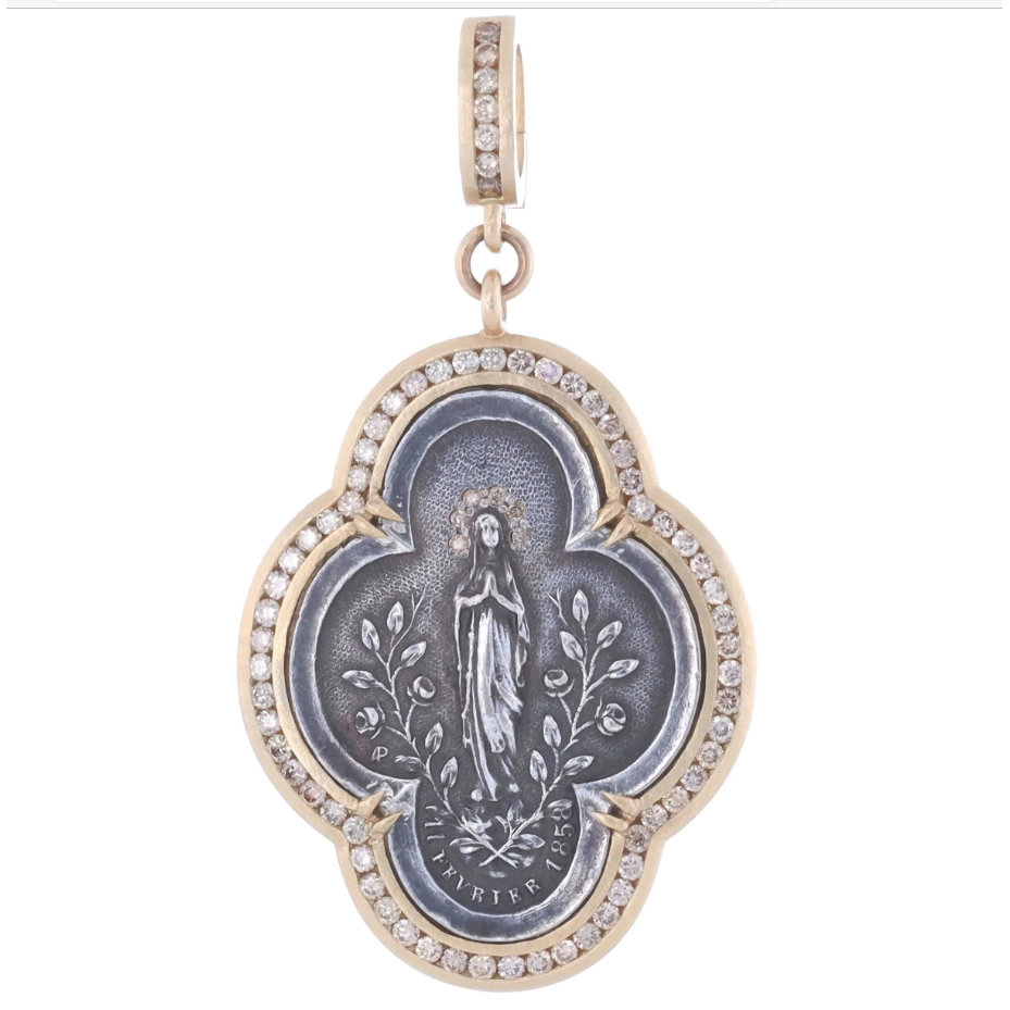 Cynthia Ann Pendants in Mixed Metals containing Diamond ECL3771